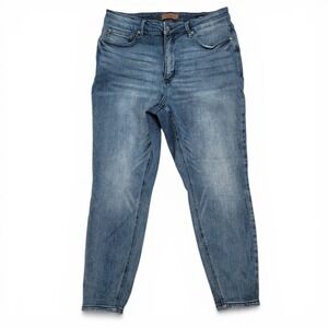 Judy Blue Skinny Jeans Womens 16W 34x28 Medium Wash Stretch High Rise EUC